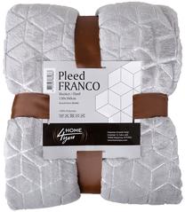 Pledas Home4you Franco, sidabro sp., 160 cm x 130 cm