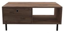 Kavos staliukas Kalune Design Nando, ruda sp., 60 cm x 100 cm x 43 cm