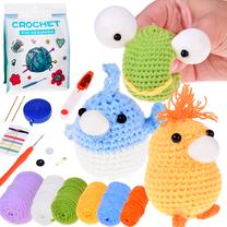 Kūrybinis mezgimo rinkinys Crochet Beginner, įvairių spalvų