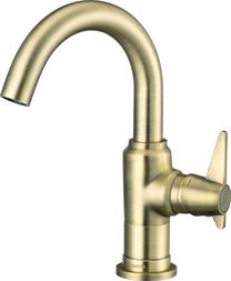 Смеситель для раковины Deante Temisto BQT_M20M, золотой цв.