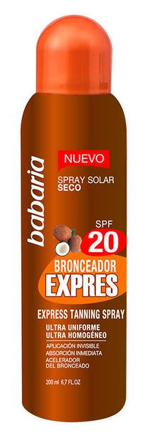 Purškiklis įdegio priežiūrai Babaria SPF20, 200 ml