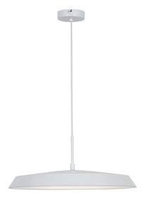 Valgusti rippuv Viokef Flat, LED, 3000 °K, 1 x 22 W, valge v. / valge v.