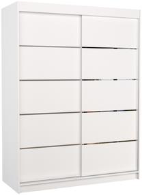 Шкаф ADRK Luft, белый цв., 150 см x 58 см x 200 см