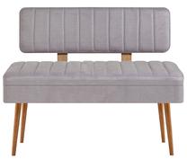 Priekšnama sols Kalune Design Vina 0707-1, brūna krās./pelēka krās., 36 cm x 110 cm x 85 cm