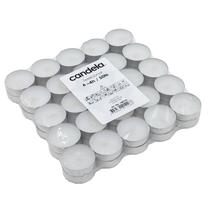 Свеча, чайная свеча/свеча-таблетка Candela, 4 час, 75 шт., белый цв.