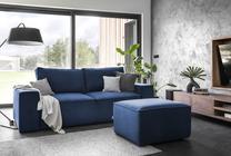 Sofa Silla Loco 40, tamsiai mėlyna sp., 104 x 260 cm x 96 cm