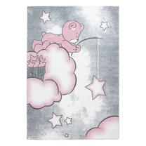 Ковер комнатные Ayyildiz Kids Bear On The Cloud, серый цв./розовый цв., 230 см x 160 см