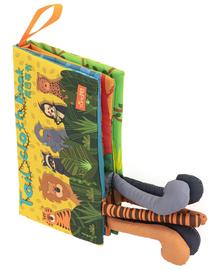 Attīstoša rotaļlieta Sensory Book, daudzkrāsaina