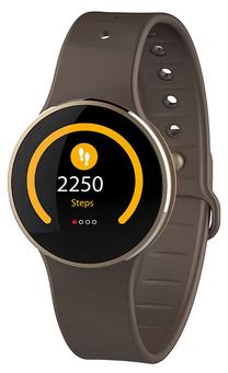 Viedais pulkstenis MyKronoz Smartwatch ZeCircle 2, brūna krās.