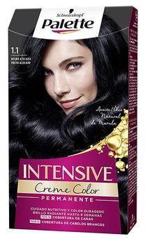 Matu krāsa Schwarzkopf Intensive, 1.1 bluish black krās., 1.1 Bluish Black