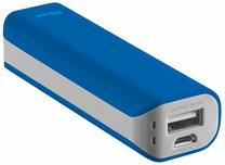 Lādētājs-akumulators (Power bank) Trust Primo, 2200 mAh, zila krās./pelēka krās.