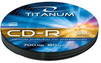 Ierakstāms kompaktdisks Titanum, 700 MB, 10gab.