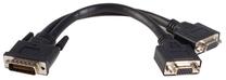 Адаптер StarTech DMS-59 - 2 x VGA DMSVGAVGA1 DMS-59 female, 2 x VGA female, 0.2 м, черный цв.