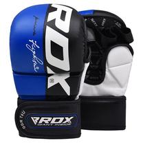MMA cimdi RDX Grappling Rex T6 Plus GGR-T6U-M+, zila krās./balta krās./melna krās., M
