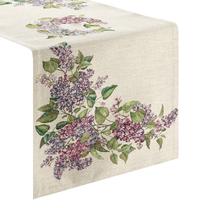 Stalo takelis stačiakampė 1424, smėlio sp./violetinė sp./žalia sp., 40 x 100 cm