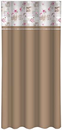 Nakts aizkari ZMH-443, rozā krās./bēša krās./gaiši brūna krās., 160 cm x 250 cm