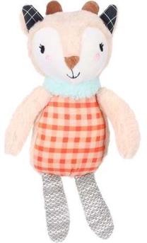 Žaislas šuniui, pliušinis Flamingo Kroa Deer, 14 cm, įvairių spalvų