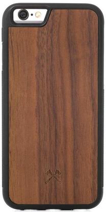 Telefona vāciņš Woodcessories, brūna krās./melna krās., Apple