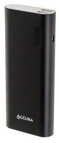 Lādētājs-akumulators (Power bank) Acura, 10000 mAh, melna krās.
