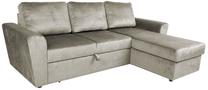 Kampinė sofa - lova Ingmar 15637, smėlio sp., 242 x 168 cm x 92 cm