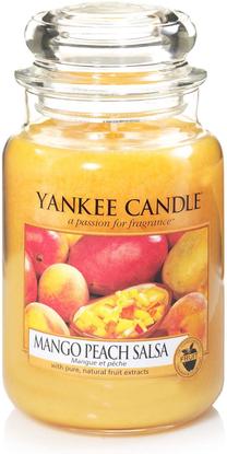 Svece, aromātiskā Yankee Candle, 110 h, dzeltena krās.