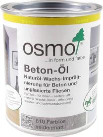 Laka, spīdīga Osmo Concrete 610, 0.75 l, Caurspīdīga krās.