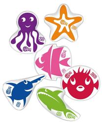 Комплект Beco Sealife Diving Animals 9611, многоцветный, 6 шт.