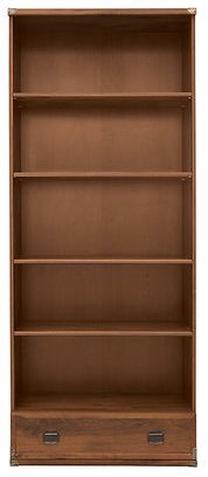 Pastatoma lentyna Indiana, ruda, 80 cm x 40 cm x 195.5 cm