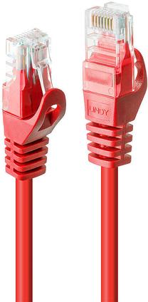 Сетевой кабель Lindy Cat.6 U/UTP RJ-45, RJ-45, 5 м, красный цв.
