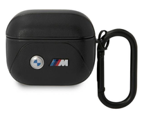 Austiņu futlārs BMW BMA322PVTK Apple AirPods 3, melna krās.