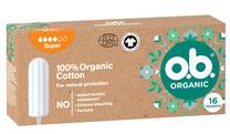 Higieniniai tamponai O.B. Organic Cotton, Super, 16 vnt.