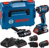 Akumuliatorinis suktuvas-gręžtuvas su akumuliatoriumi Bosch GSR 18V-90 FC, 18 V, 4 Ah