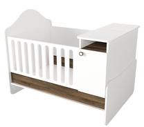 Lova viengulė Kalune Design Lora, ruda sp./balta sp., be čiužinio