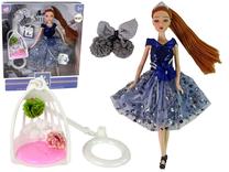 Кукла с аксессуарами Lean Toys Emily с качелями, 30 см, Многоцветный