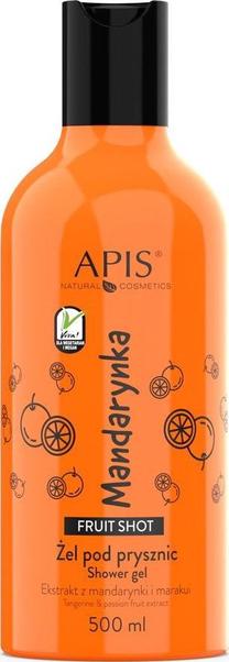 Kūno prausimosi želė Apis Fruit Shot Mandarin, 500 ml