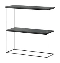 Konsoles galds ADRK Toni, melna krās., 30 cm x 80 cm x 80 cm