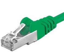 Сетевой кабель PremiumCord RJ-45, RJ-45, 2 м, зеленый цв.