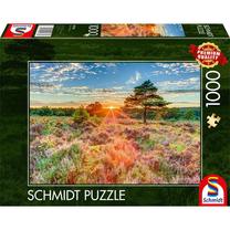 Dėlionė Schmidt Heath At Sunset, 49.3 cm x 69.3 cm, 1000 vnt., įvairių spalvų