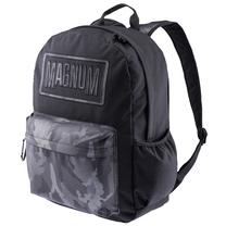 Mokyklinė kuprinė Magnum Corps, sidabro sp./juoda sp., 45 cm x 18 cm x 31 cm