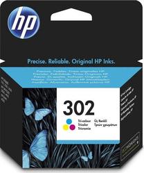 Tintes printera kasetne HP 302, zila krās./dzeltena krās./violeta krās., 4 ml