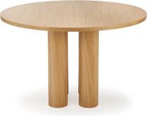 Stalas Elefante Round, ąžuolo sp., 120 cm x 120 cm x 77 cm