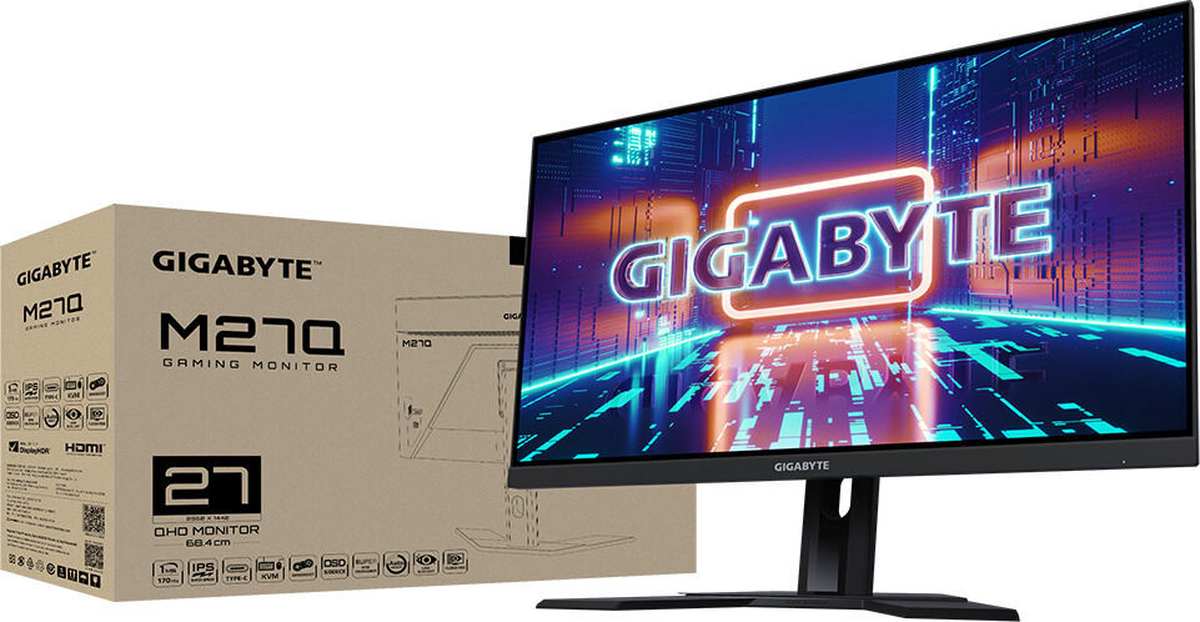 Monitorius Gigabyte 27 M27Q GAMING IPS 170 Hz QHD 27 Senukai lt monitorius-gigabyte-27-m27q-gaming-ips-170-hz-qhd-27-senukai-lt
