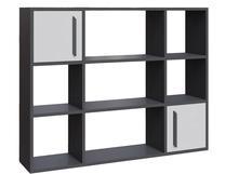 Pastatoma lentyna Kalune Design Randall 322RTC1139, antracito sp./balta sp., 93.6 cm x 120 cm x 25 cm