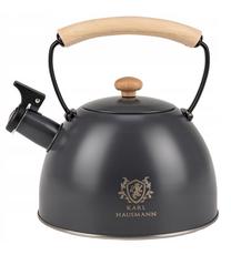 Arbatinukas su švilpuku Prymus-AGD, 2.5 l, juoda sp.