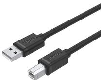 Kabelis Unitek Y-C420GBK USB 2.0, USB Type B, 3 m, juoda sp.