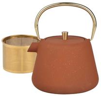 Tējkanna ar sietiņu KingHoff KH-1934, 1 l, oranža krās.