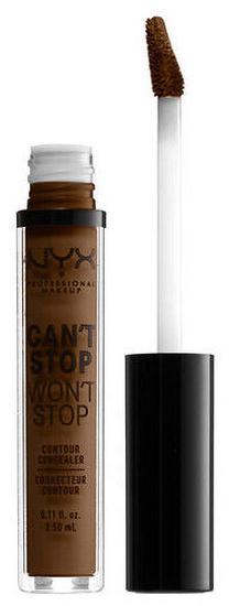 Korektors NYX Professional Makeup Can't Stop Won't Stop, walnut, 3.5 ml