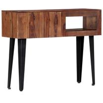 Konsoles galds VLX, brūna krās., 30 cm x 90 cm x 75 cm