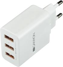 Telefono įkroviklis Canyon CNE-CHA05W, USB Type A, balta sp.