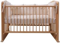 Vaikiška lova Kalune Design Cuna Besyk Set, riešuto sp., be patalynės dėžės, su čiužiniu